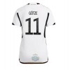 Maglia ufficiale Germania Mario Gotze 11 Casa Mondiali 2022 per Donna